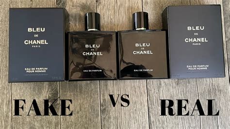 real vs fake bleu De Chanel